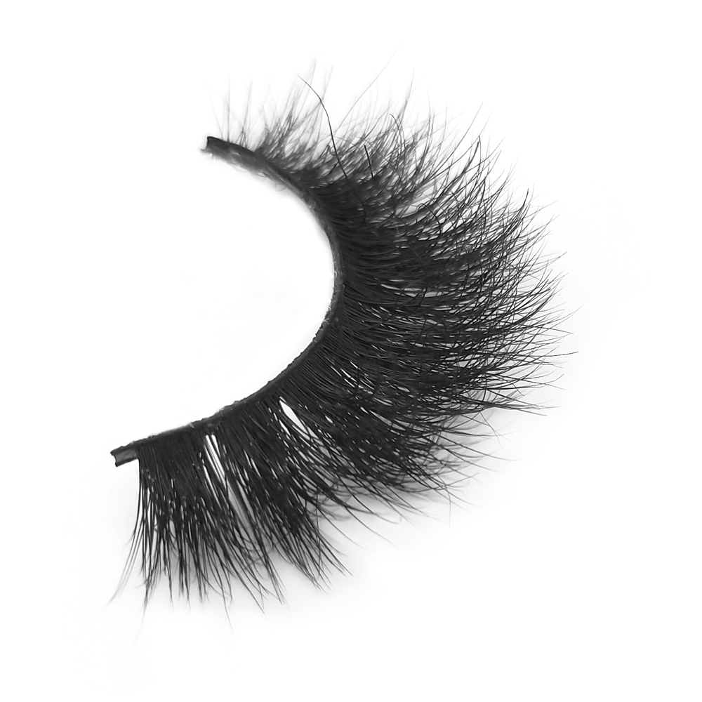  Wholesale 3D Real Mink Fur Strip Lashes with Customized Box Dramatic  USA YY88