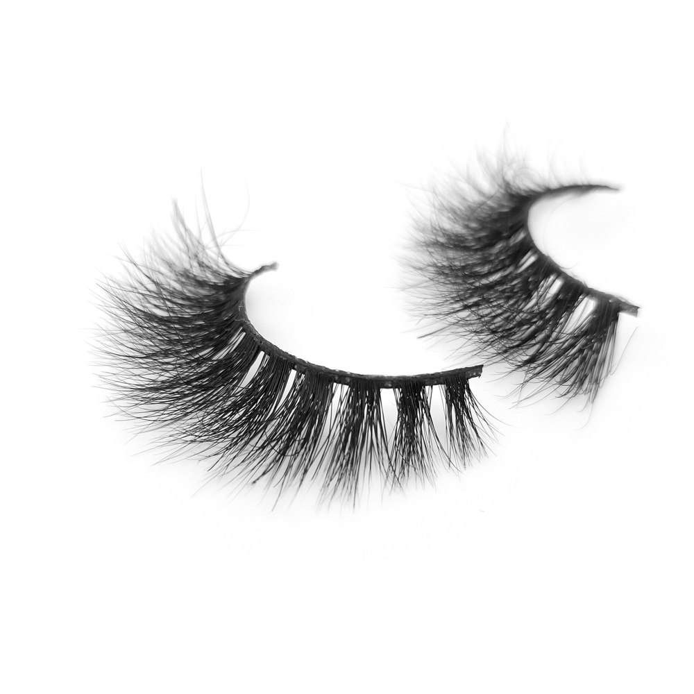 Fluffy mink lashes wholesale lashes 5d mink lashes false eyelashes private label XJ02