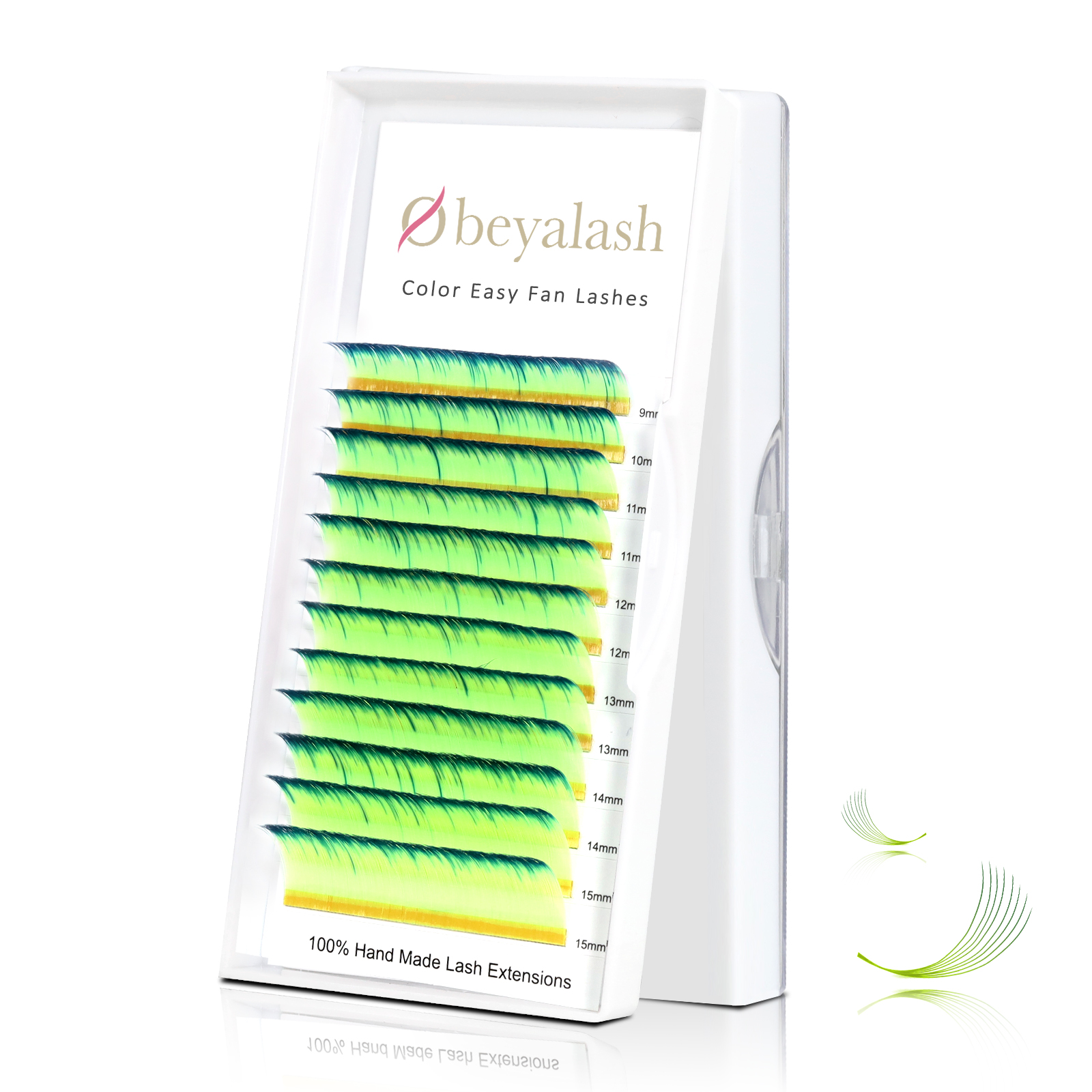 Best Individual Colored Eyelash Extensions Tray Wholesale YZZ