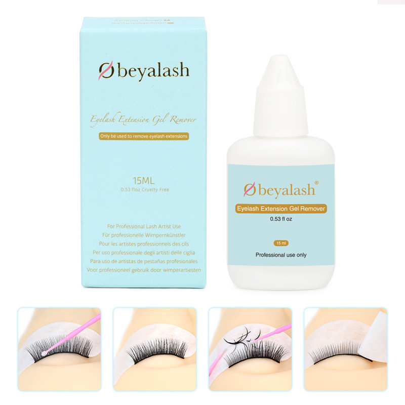 Wholesale sensitive eyelash extension gel remover with logo XJ95