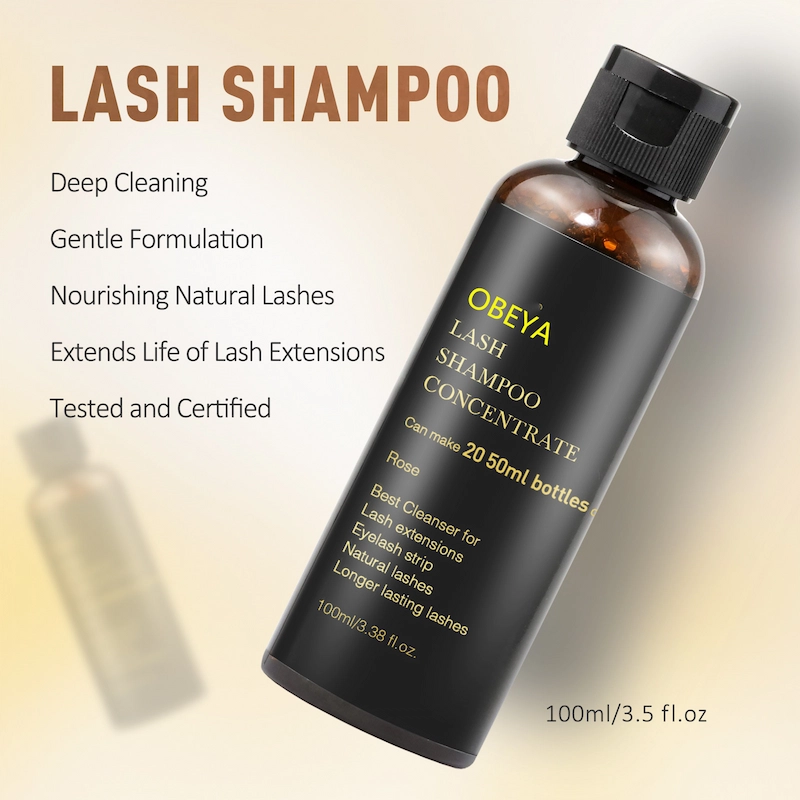 Wholesale lash cleanser lash shampoo concentrate for lash extensions XJ131