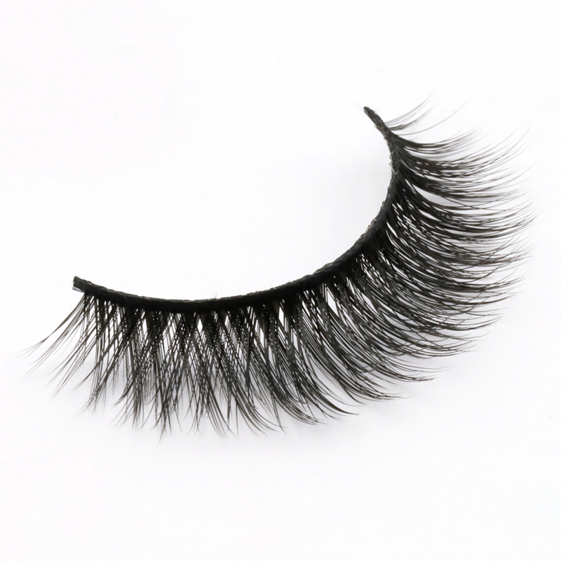 Inquiry for wholesale best selling natural and wispy 3D silk lashes with reusable lash band and most comfortable synethetic hair in US and UK 2020 XJ74