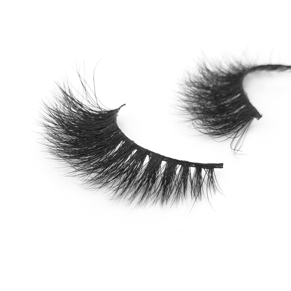 private label Handmade Luxurious Volume  wholesale 3D Mink Fur Fake Lashes QJ07