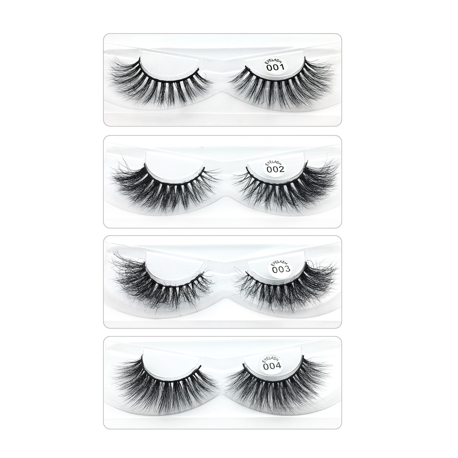 Best Seller Private Label 5D Mink Eyelashes 100% Handmade Real Mink Fur Customized Package YY10