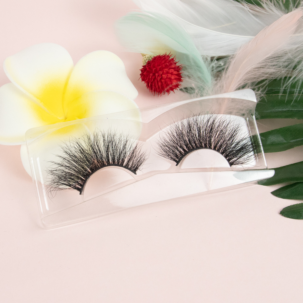 3D Mink Lashes Wholesale Vendors with Customized Eyelashes Packaging Box ZX094
