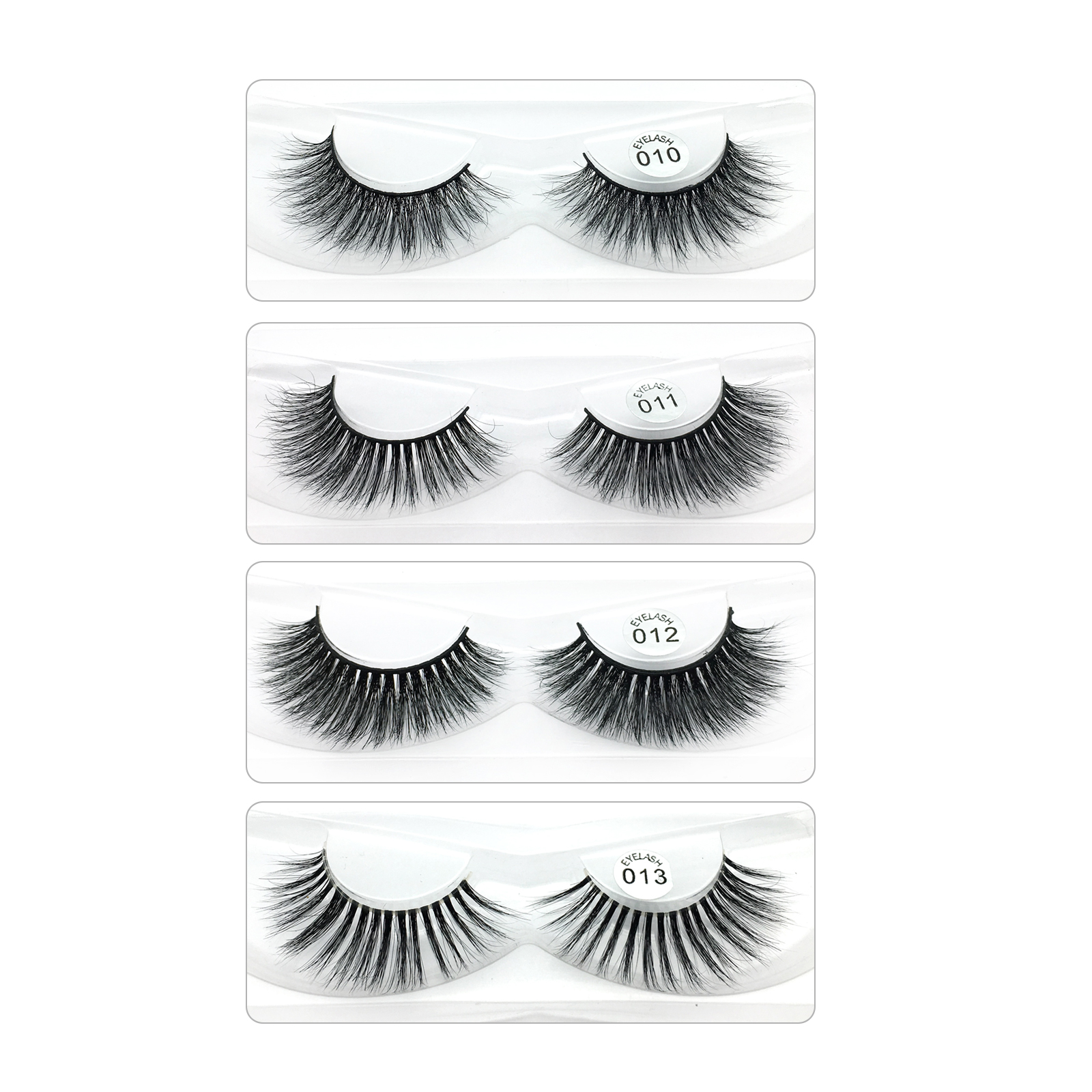 Best Seller Private Label 5D Mink Eyelashes 100% Handmade Real Mink Fur Customized Package YY10