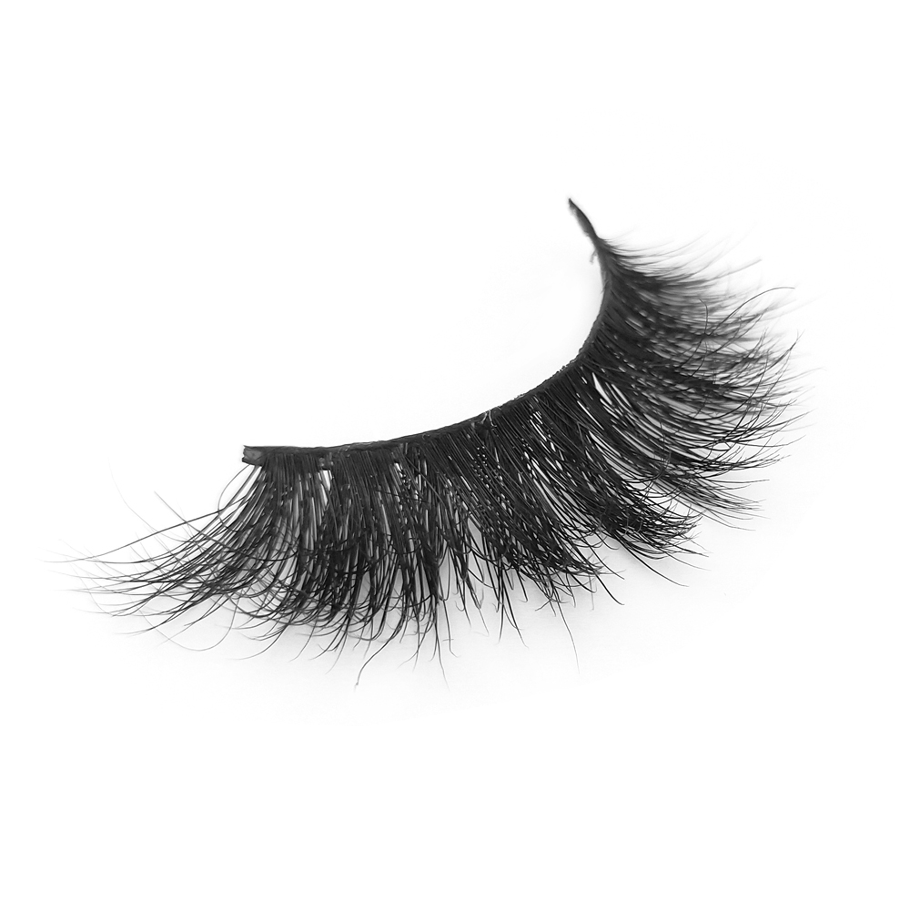 Wholesale Real Siberian 3D Mink Strip Lashes Handmade Dramatic private label QJ05