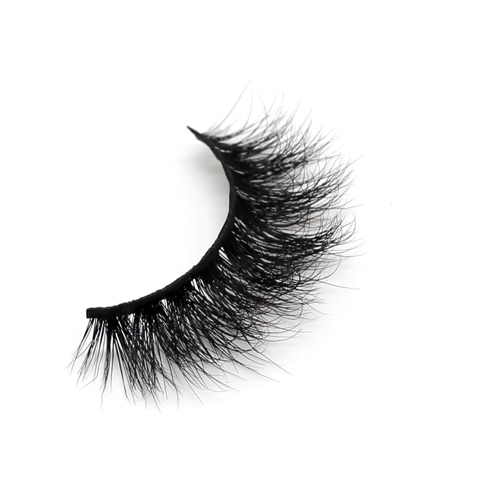 Factory Price 25mm Real Mink Fur Strip Lashes with Private Label and Package  USA UK YY61