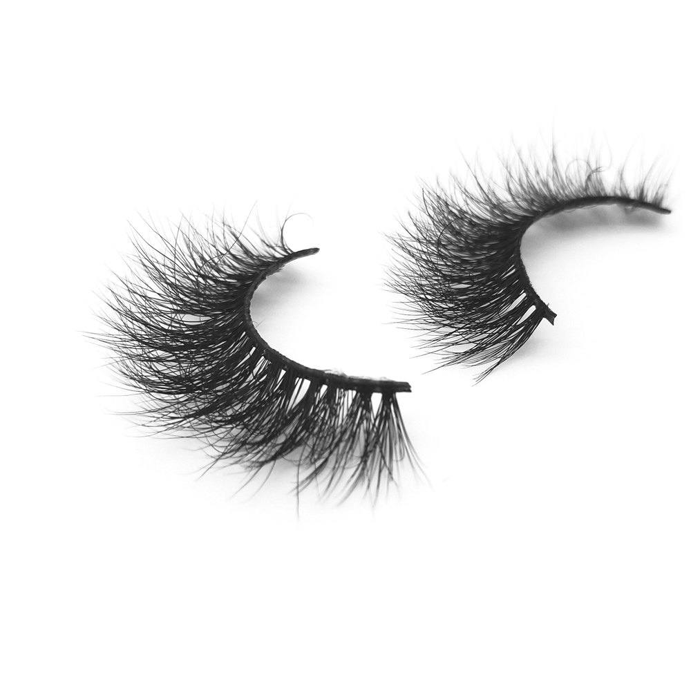 Factory Direct Supply 100% Real Mink Eyelashes 3D Handmade Strip Eyelashes YY01