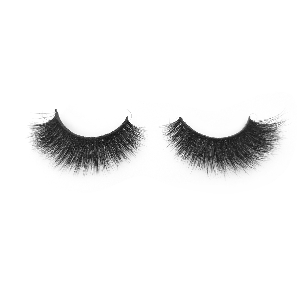 Luxurious Wispy Natural Cross Thick  3D Mink Fur False Eyelashes QJ19