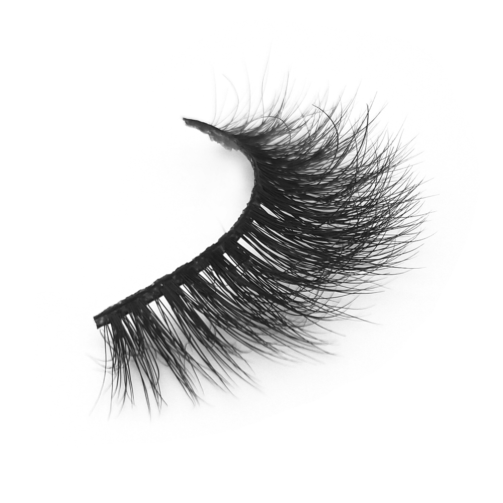 Factory Direct Supply 100% Real Mink Eyelashes 3D Handmade Strip Eyelashes YY01