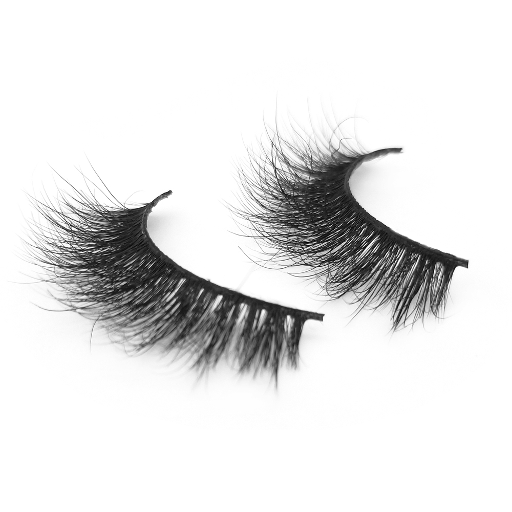 Top Quality 3D Mink Eyelashes 100% Real Siberian False Eyelashes Reusable For Makeup QJ06