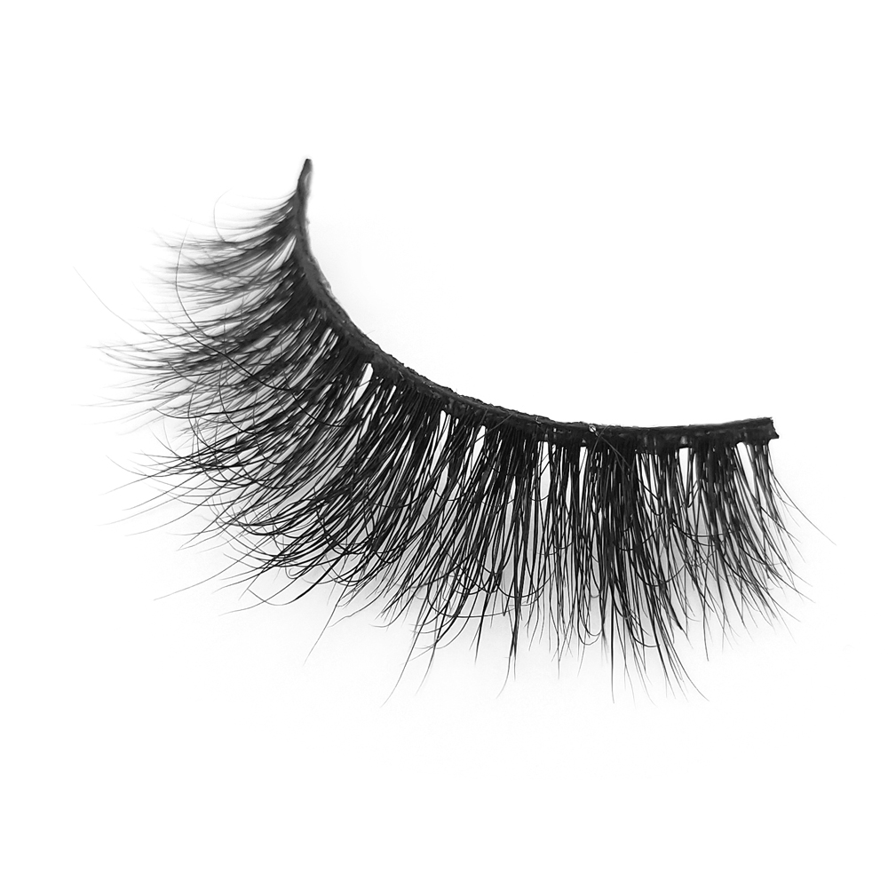 High quality mink fur 3d style eyelashes vendor private label usa  QJ15