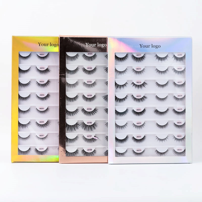 New natural wispy styles silk lashes for Christmas Purchase XJ154