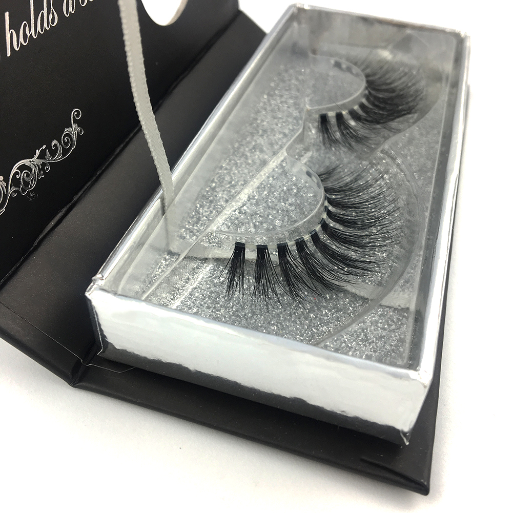 3D Mink Lashes Wholesale Vendors Supply 100% Real Mink Fur Strip Eyelashes with Private Logo in the US YY84