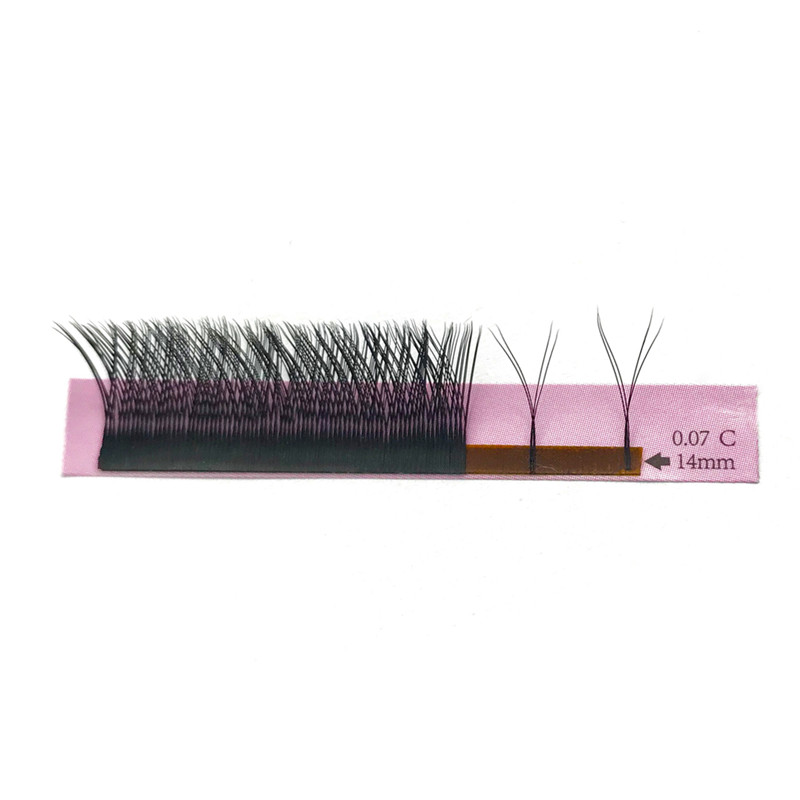 Wholesale YY shape premade volume lash extensions XJ94