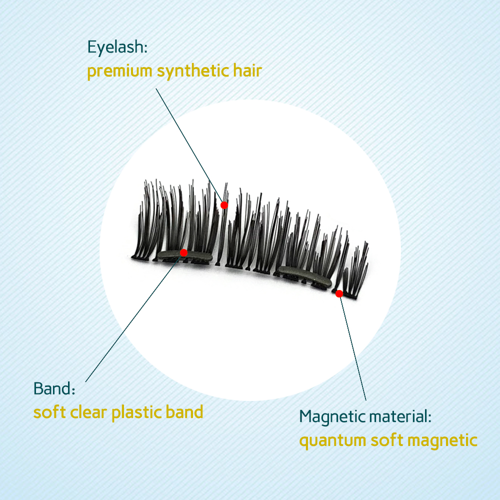 Magnetic eyelashes Quantum magnetic lashes soft magnet eyelashes ZX087
