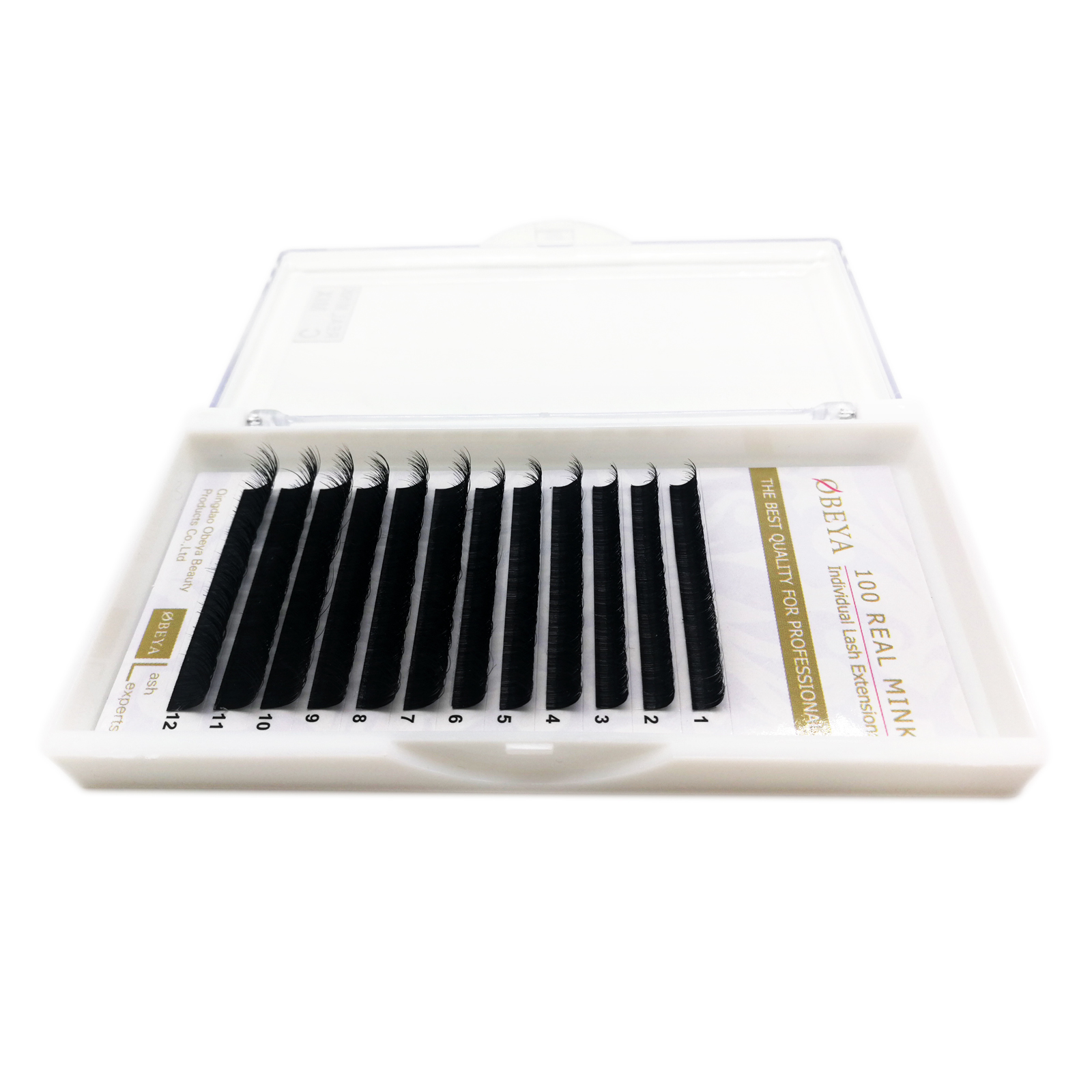 C and D Curl Wholesale Price for Real Mink Eyelash Extension with Customized Box in the Canada YY92