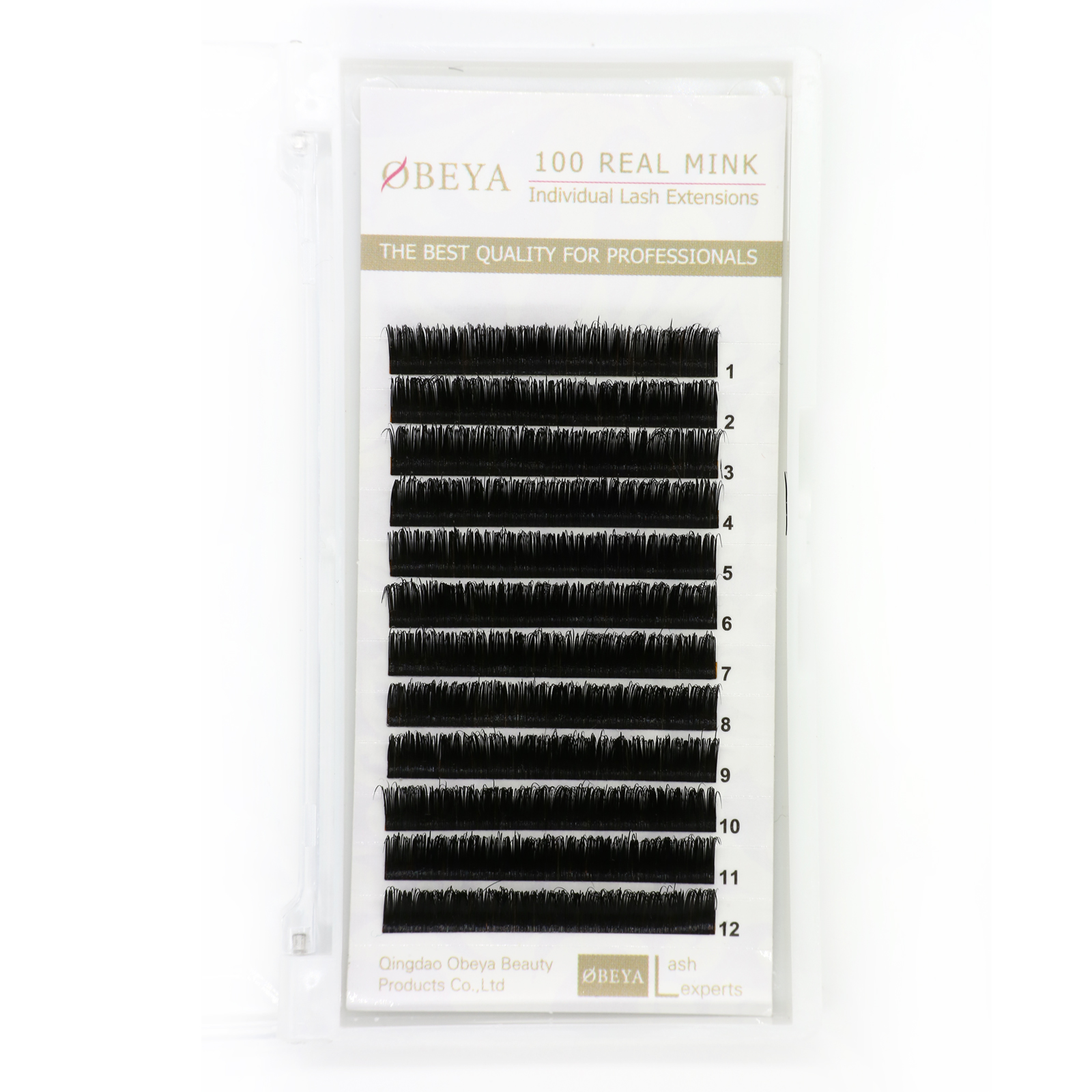 Wholesale Price 100% Real Mink Individual Lashes Mink Eyelash Extension C D Curl ODM OEM Accepted YY37