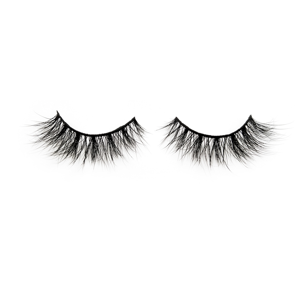 Wholesale Natural Looking Siberian Real Mink Strip False Eyelashes ZX045