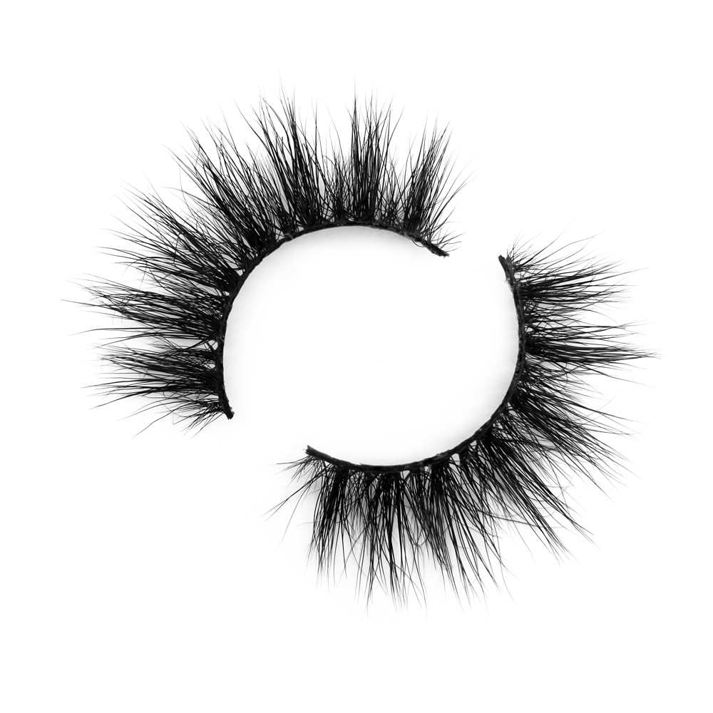 Wholeasale Lightweight and Curl 3D Mink Fur False Eyelashes ZX043