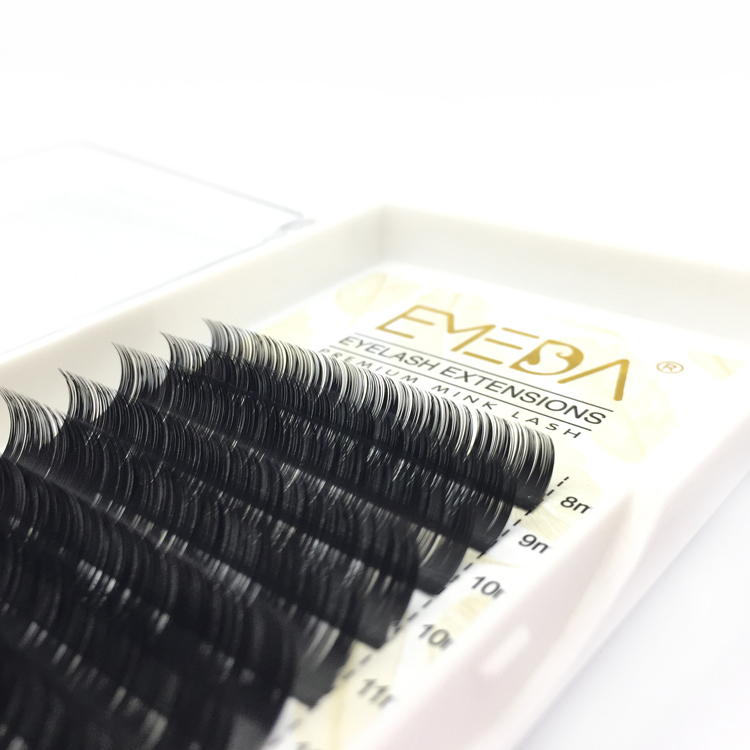 Free Samples Accepted Korea PBT Fiber C D Curl Russian Volume Eyelash Extension ODM OEM YY75