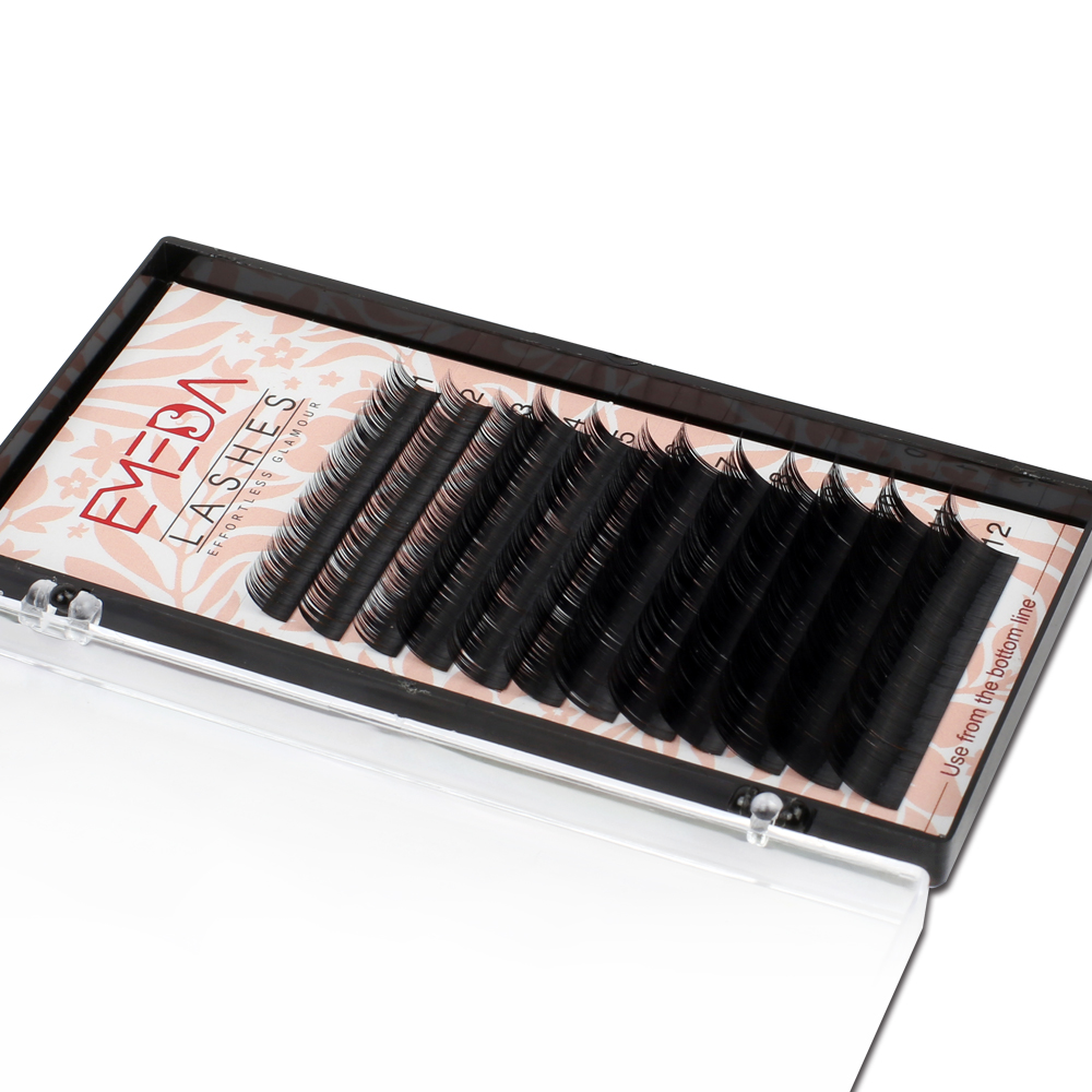 Best Seller Russian Volume Lashes Korea PBT Fiber with Private Logo Volume Lashes Vendor YY19