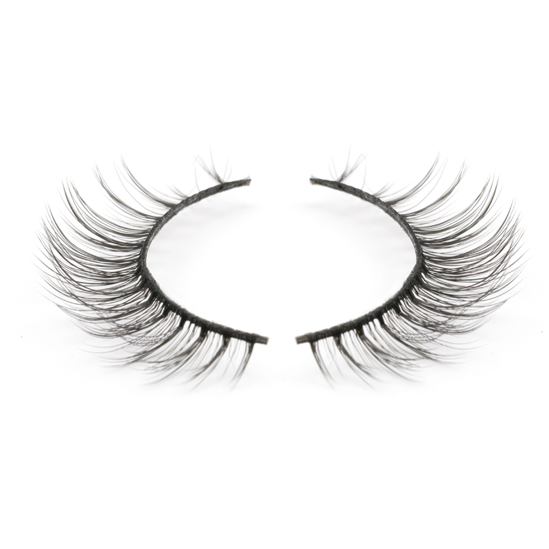 OEM 3D Round Eye Volume False Silk Lashes Vendor 2020 SPG29 ZX124