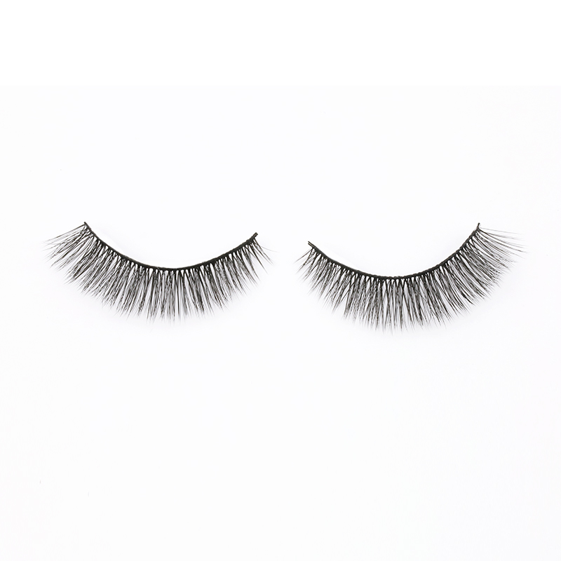 Wholesale False Silk Lashes 100% Cruelty Free Black Cotton Band Eyelashes Manufacturer SP144 ZX108