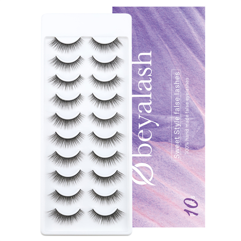 Wholesale hot 3D faux mink/silk eyelashes in US/UK XJ109