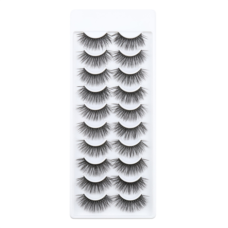 Wholesale hot 3D faux mink/silk eyelashes in US/UK XJ109