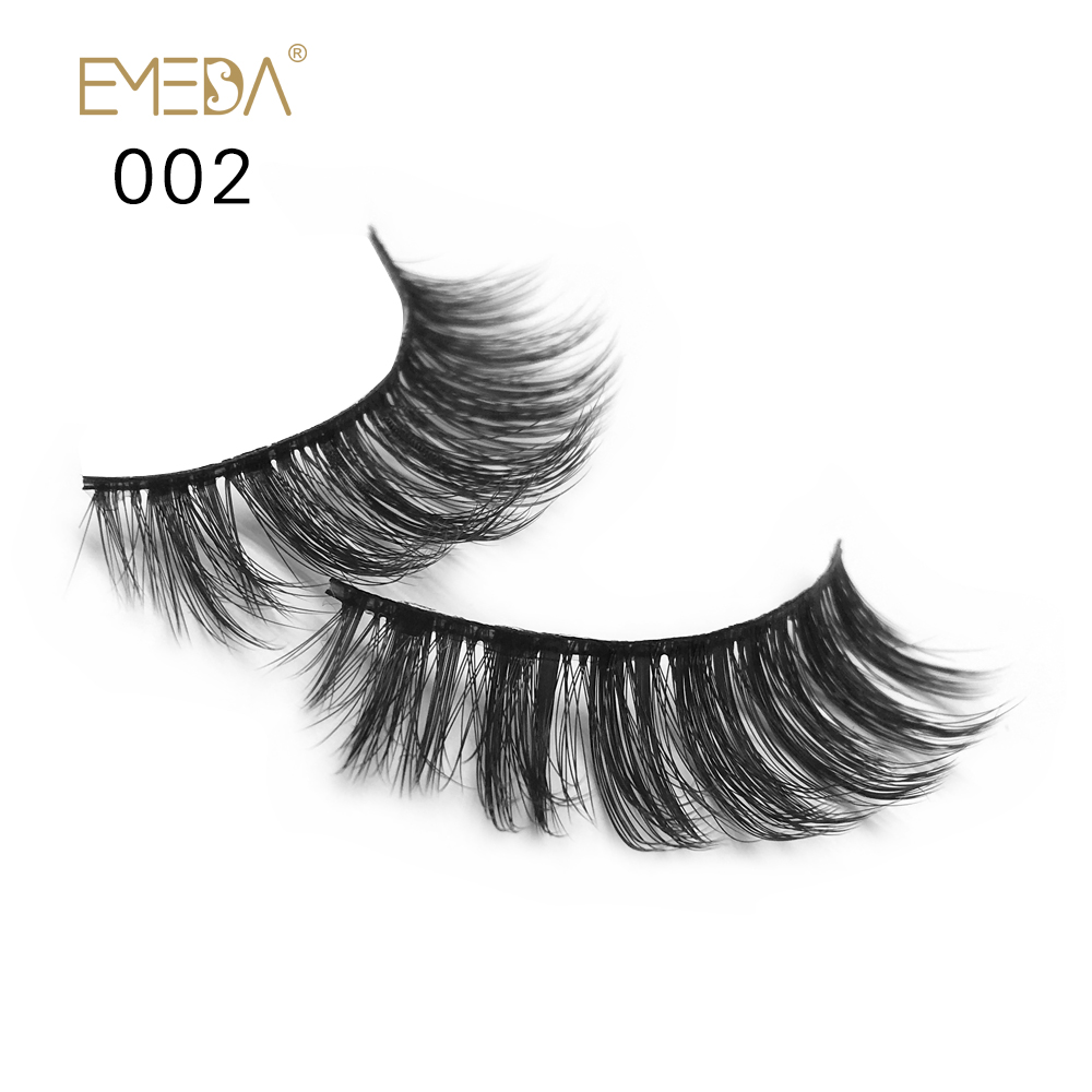 Fast Seller 3D Silk False Eyelashes  with Private Label/Package Silk Strip Lashes Vendor Free Samples Accepted YY22