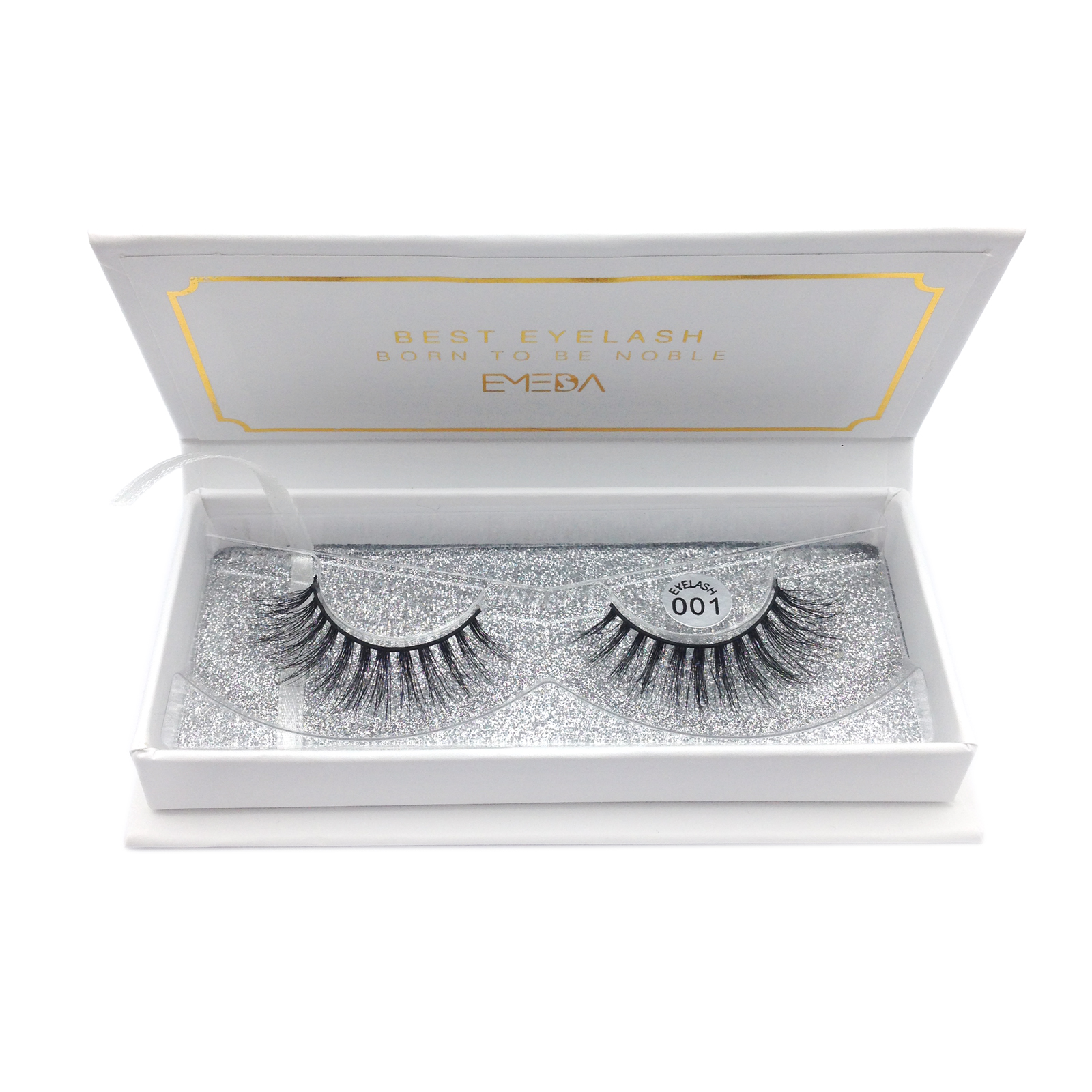 Free Sample Accepted 100% Real Mink Fur 3D Strip Lashes with Private Package YY71