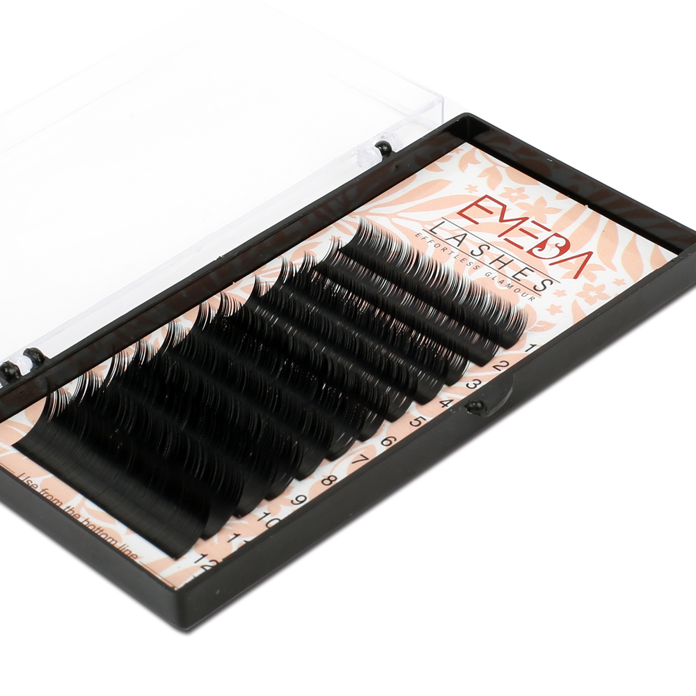 Best Seller Russian Volume Lashes Korea PBT Fiber with Private Logo Volume Lashes Vendor YY19