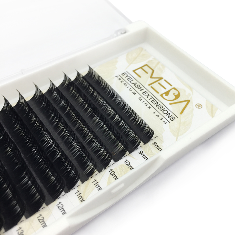 Free Samples Accepted Korea PBT Fiber C D Curl Russian Volume Eyelash Extension ODM OEM YY75