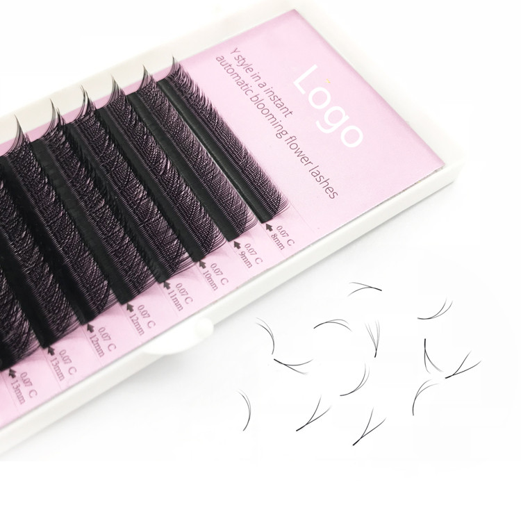 Wholesale YY shape premade volume lash extensions XJ94